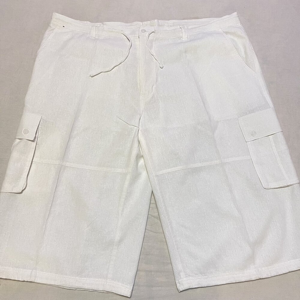 Trust size 50W mens all white shorts